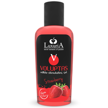 Comprar INTIMATELINE Luxuria Voluptas Gel Comestible Efecto Calor Fresa 100 ML – Gel Estimulante Hidratante Con Sabor Delicioso-Noxtic