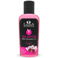 Comprar INTIMATELINE LUXURIA Voluptas Gel Comestible Efecto Calor Cereza 100 ML – Gel Hidratante Con Sabor Delicioso Para Momentos Especiales-Noxtic