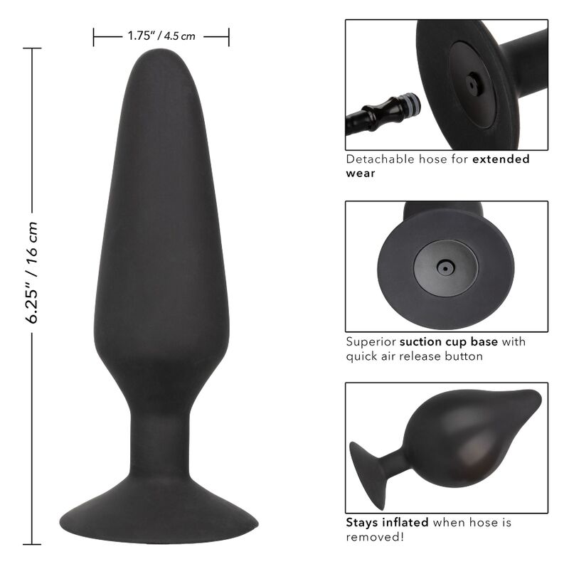 Comprar CALEXOTICS Plug Inflable XL De Silicona – Diseñado Para Comodidad Personalizada Con Cuerpo Inflable-Noxtic