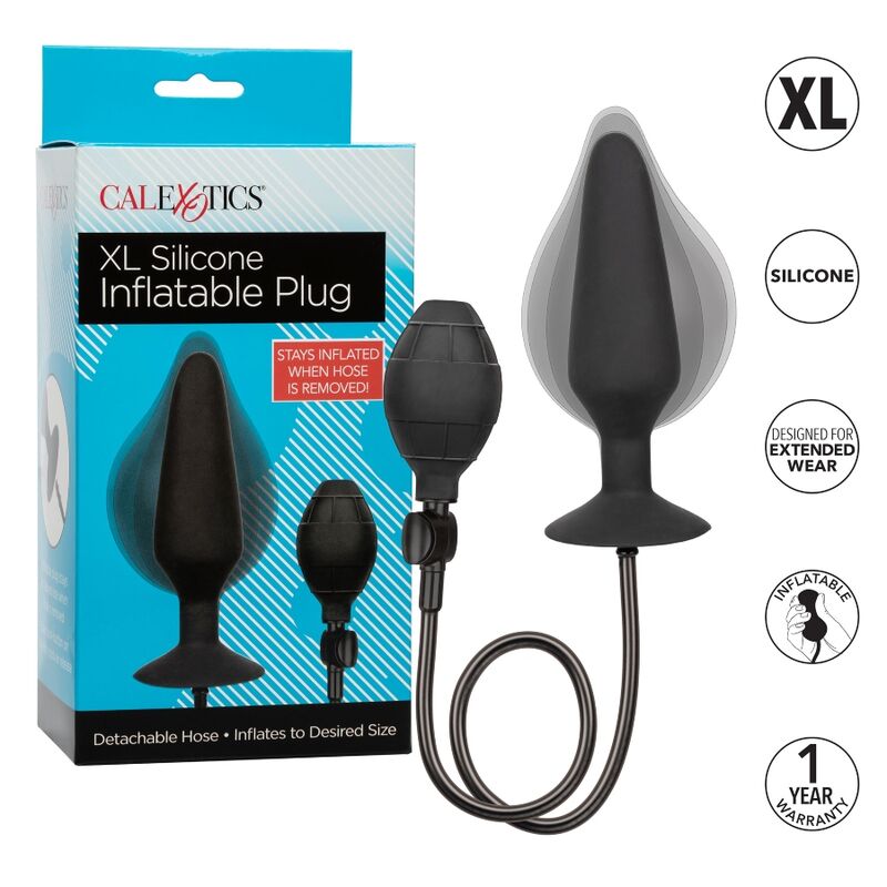 Comprar CALEXOTICS Plug Inflable XL De Silicona – Diseñado Para Comodidad Personalizada Con Cuerpo Inflable-Noxtic