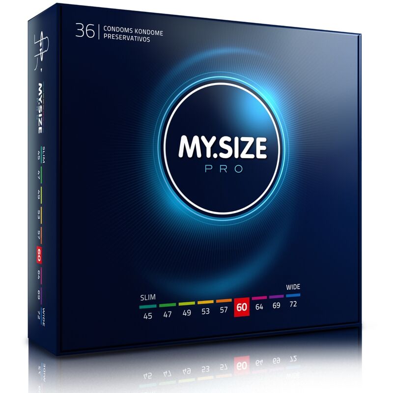 Comprar MY SIZE Pro Preservativos 60 Mm 36 Unidades – Ajuste Perfecto Para Mayor Comodidad Y Placer-PRESERVATIVOS-Noxtic