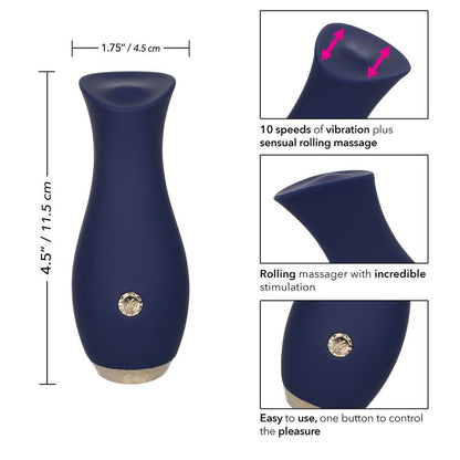Comprar CALEXOTICS Chic Tulip Masajeador Azul – Diseño Ergonómico Para Una Estimulación Sensorial Única-Noxtic