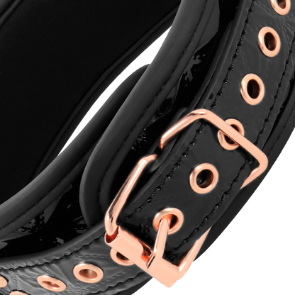 Comprar BEGME Collar Black Edition – Cuero Vegano Con Forro De Neopreno Para Comodidad Y Estilo-Noxtic