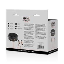 Comprar BEGME Black Edition Collar Con Cadenas – Diseño Elegante En Neopreno Para Estimulación Sensorial-Noxtic