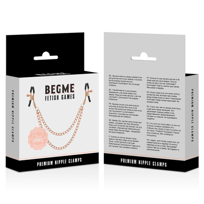 Comprar BEGME Black Edition Pinzas Pezones – Accesorio Elegante Para Experiencias Sensuales-Noxtic