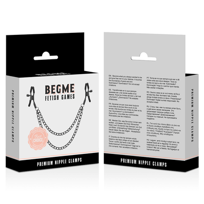 Comprar BEGME Red Edition Pinzas Con Cadena – Estimulación Sensorial Con Diseño Elegante-Noxtic