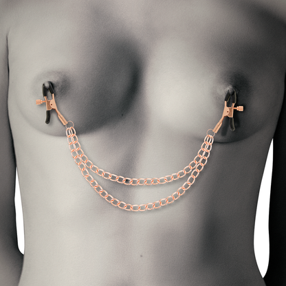 Comprar COQUETTE Chic Desire – Pinzas Metálicas Para Estimulación Sensorial Con Cadena-Noxtic