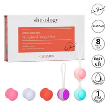 Comprar CALEXOTICS She-Ology Set Bolas Kegel Intercambiables – Entrenamiento Personalizado Para Fortalecer Músculos Pélvicos-Noxtic
