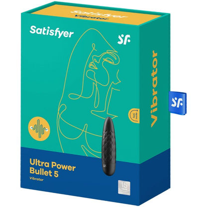 Comprar Satisfyer Ultra Power Bullet 5 – Mini Vibrador Negro Con Potente Estimulación-Noxtic