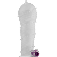 Comprar OHMAMA Funda Pene Texturada Con Bala Vibradora – Estimulador Con Diseño Ergonómico Para Mayor Placer-Noxtic