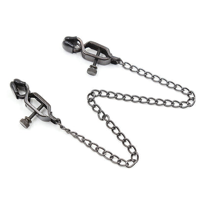 Comprar OHMAMA Pinzas Metálicas Con Cadena Negra – Accesorio Estilizado Para Jugar Con Creatividad-Noxtic