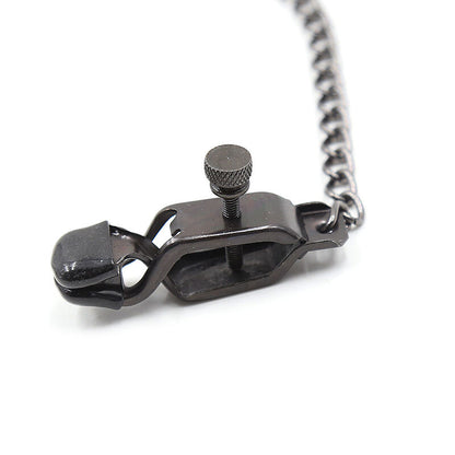 Comprar OHMAMA Pinzas Metálicas Con Cadena Negra – Accesorio Estilizado Para Jugar Con Creatividad-Noxtic