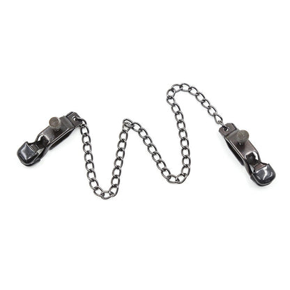 Comprar OHMAMA Pinzas Metálicas Con Cadena Negra – Accesorio Estilizado Para Jugar Con Creatividad-Noxtic