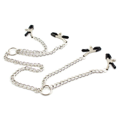 Comprar OHMAMA Fetish Pinzas Para Pezones Con Cadenas – Estimulación Sensual Para Una Experiencia Única-Noxtic