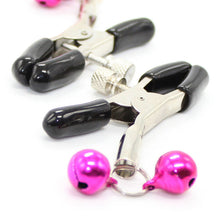 Comprar OHMAMA FETISH Pinzas Pezones Con Cascabel Rosa – Estimulación Divertida Con Diseño Elegante-Noxtic
