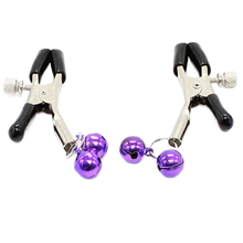 Comprar OHMAMA Fetish Pinzas De Pezones Lila – Diseño Metálico Elegante Para Placer Sensorial-Noxtic