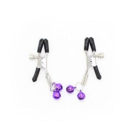Comprar OHMAMA Fetish Pinzas De Pezones Lila – Diseño Metálico Elegante Para Placer Sensorial-Noxtic
