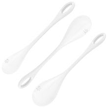 Comprar SATISFYER Yoni Power 1 Kit De Entrenamiento Blanco – Fortalece Los Músculos Del Suelo Pélvico Con Diseño Moderno-Noxtic