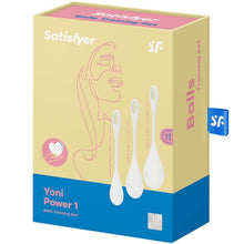 Comprar SATISFYER Yoni Power 1 Kit De Entrenamiento Blanco – Fortalece Los Músculos Del Suelo Pélvico Con Diseño Moderno-Noxtic