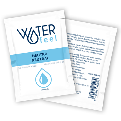 WATERFEEL - GEL DESLIZANTE BASE AGUA NEUTRO 6 ML-WATERFEEL-Noxtic