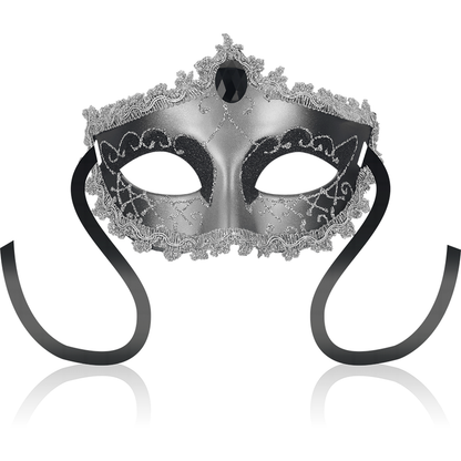 Comprar OHMAMA Máscara Antifaz Black Diamond Gris – Diseño Sofisticado Para Juegos De Misterio-Noxtic