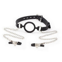Comprar OHMAMA Mordaza De Anilla Con Cadenas – Diseño Elegante Para Estimulación Sensual-Noxtic