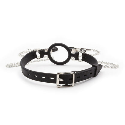 Comprar OHMAMA Mordaza De Anilla Con Cadenas – Diseño Elegante Para Estimulación Sensual-Noxtic