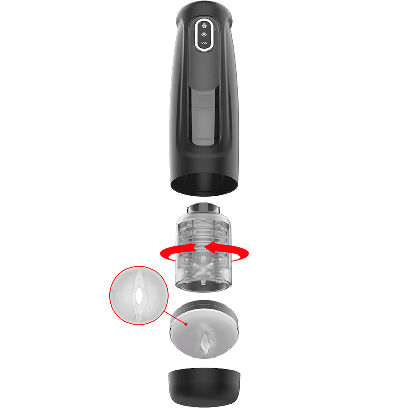Comprar JAMYJOB Tornado Masturbador 360 Rotate Tech – Innovador Diseño Para Experiencia Sensorial Inigualable-Noxtic
