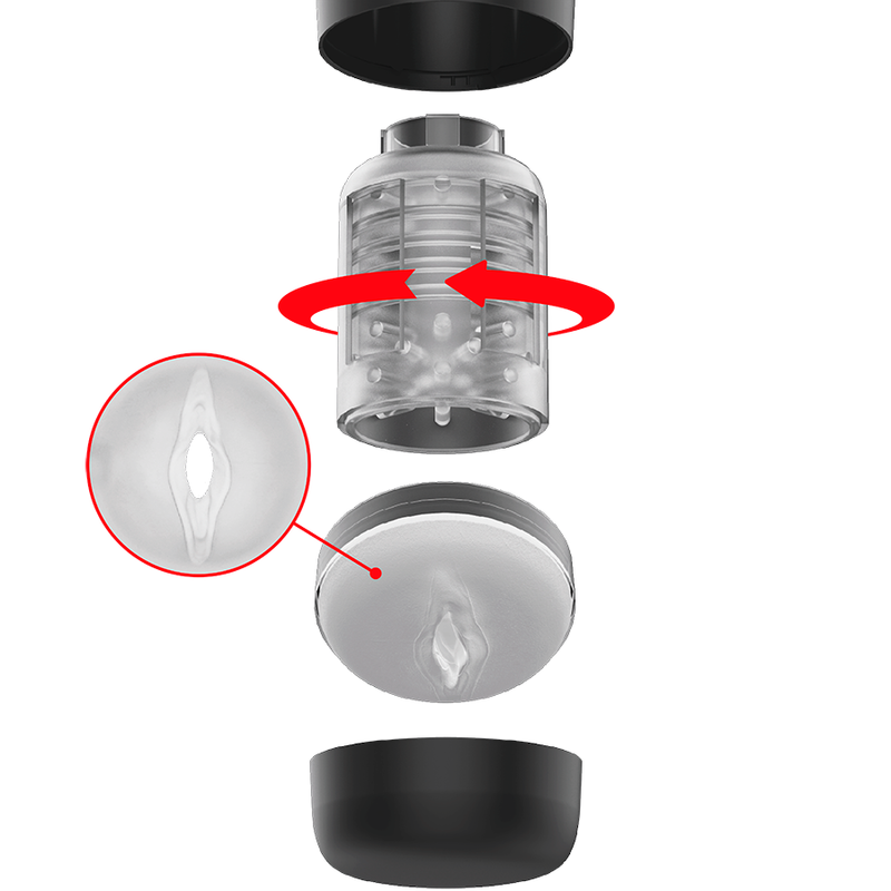 Comprar JAMYJOB Tornado Masturbador 360 Rotate Tech – Innovador Diseño Para Experiencia Sensorial Inigualable-Noxtic