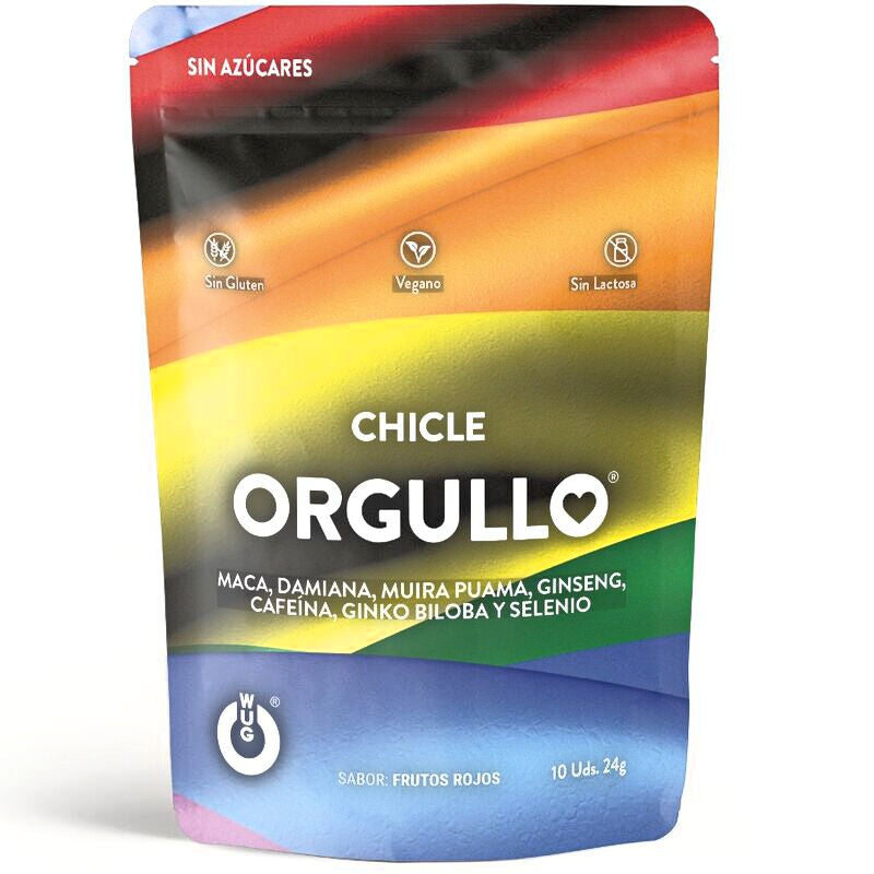 Comprar WUG Sex Sense Chicle Orgullo Pride LGBT 10 Unidades – Complemento Natural Para Potenciar Tu Placer-Noxtic