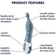 SATISFYER - AMAZING 2 VIBRATOR POINT A GREY