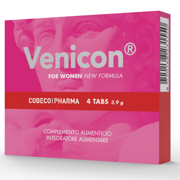 Comprar COBECON Venicon Suplemento Libido Mujer 4 Cápsulas – Fórmula Natural Para Potenciar El Deseo Sexual-Noxtic