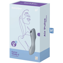 Comprar Satisfyer Curvy Trinity 3 Gris – Estimulador Recargable Con Diseño Elegante Y Versátil-Noxtic