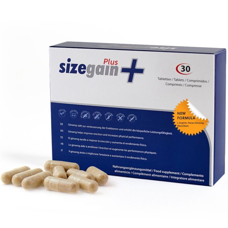 Comprar 500 Cosmetics SizeGain Plus – Complemento Natural Para Potenciar la Confianza Masculina-Noxtic