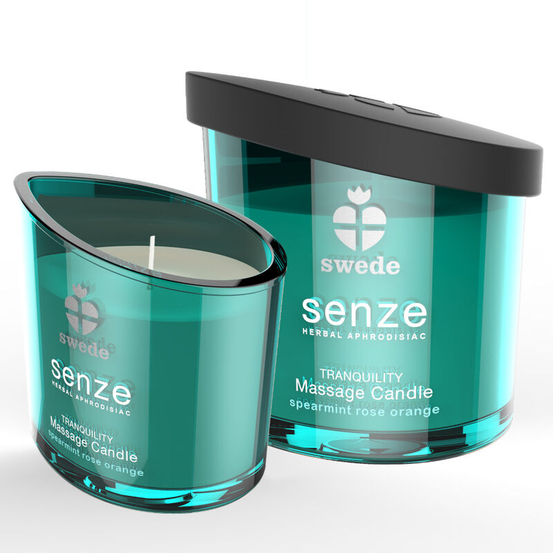 Comprar SWEEDE Senze Tranquility Vela Masaje – Aromaterapia Natural Con Hierbabuenas Rosas Y Naranjas-Noxtic
