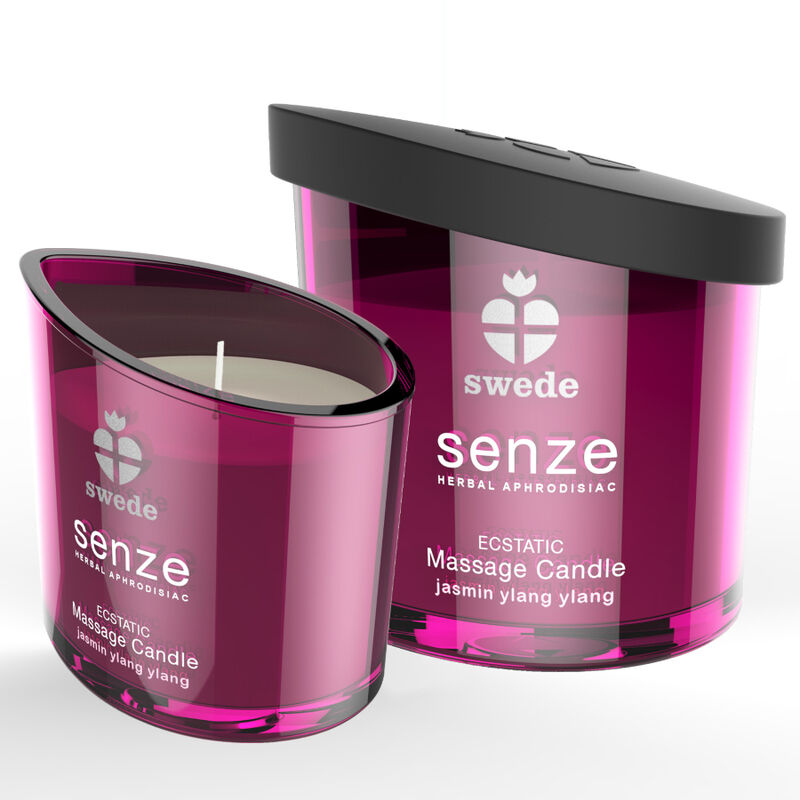 Comprar SWEDEN Senze Ecstatic Vela Masaje Jazmín Ylang Ylang – Experiencia Sensorial Relajante Para Bienestar Personal-Noxtic