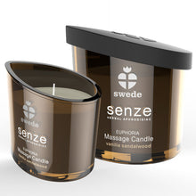 Comprar SWEDE Senze Euforia Vela Masaje Vainilla Sándalo – Vela Aromática Que Se Transforma En Aceite Para Masajes Suaves-Noxtic