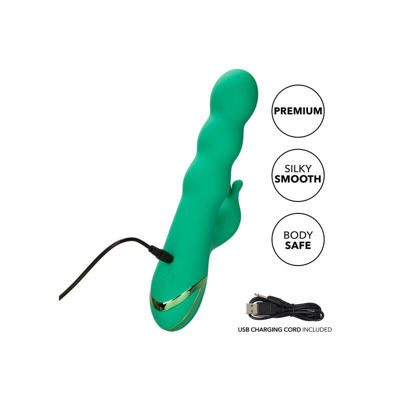 Comprar CALEXOTICS Sonoma Satisfier Verde – Vibrador Recargable Con Diseño Elegante Para Placer Sensorial-Noxtic