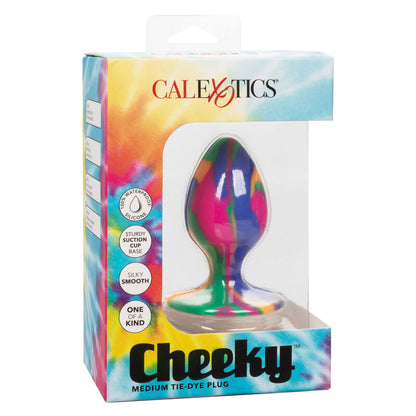 Comprar CALEXOTICS Cheeky Medium Tie-Dye Plug – Plugs Anales De Silicona Con Diseño Colorido Y Ergonomía Perfecta-Noxtic