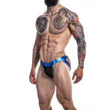 CUT4MEN - JOCKSTRAP DESIRE BLUE LEATHER S