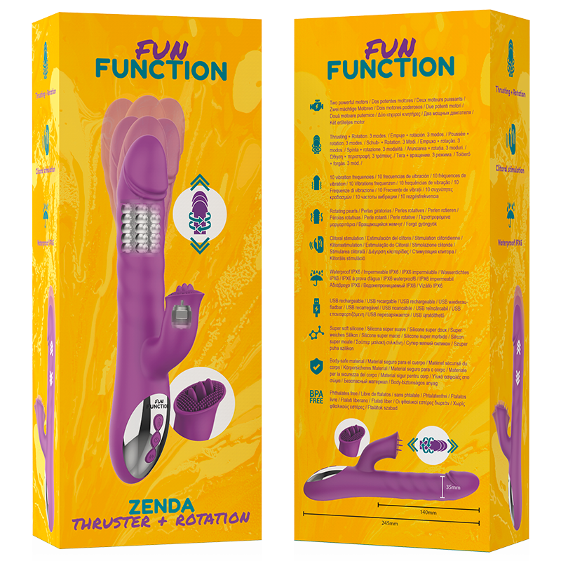 Comprar FUN FUNCTION Zenda Thruster Y Rotación – Innovador Juguete Con Diseño Sensorial Y Funciones Únicas-Noxtic