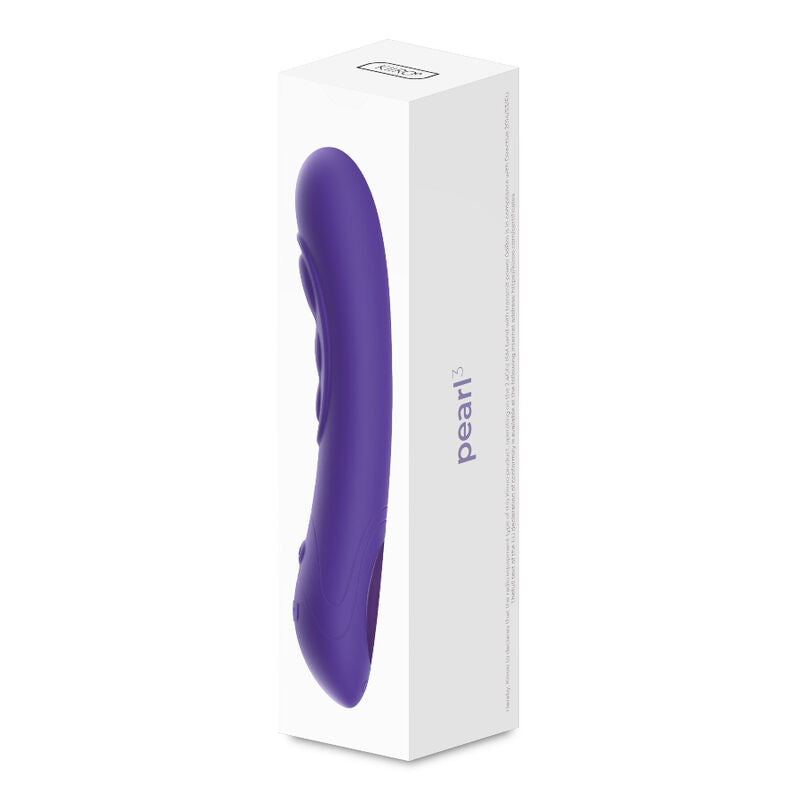 Comprar KIIROO Pearl 3 Morado – Vibrador Recargable Con Diseño Curvado Para Placer Personal-Noxtic