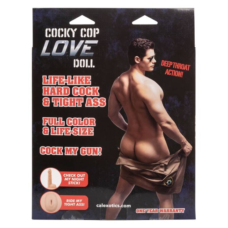 Comprar CALEXOTICS Cocky Cop Love Doll – Juguete Erótico Masculino Para Autoexploración Divertida-Noxtic