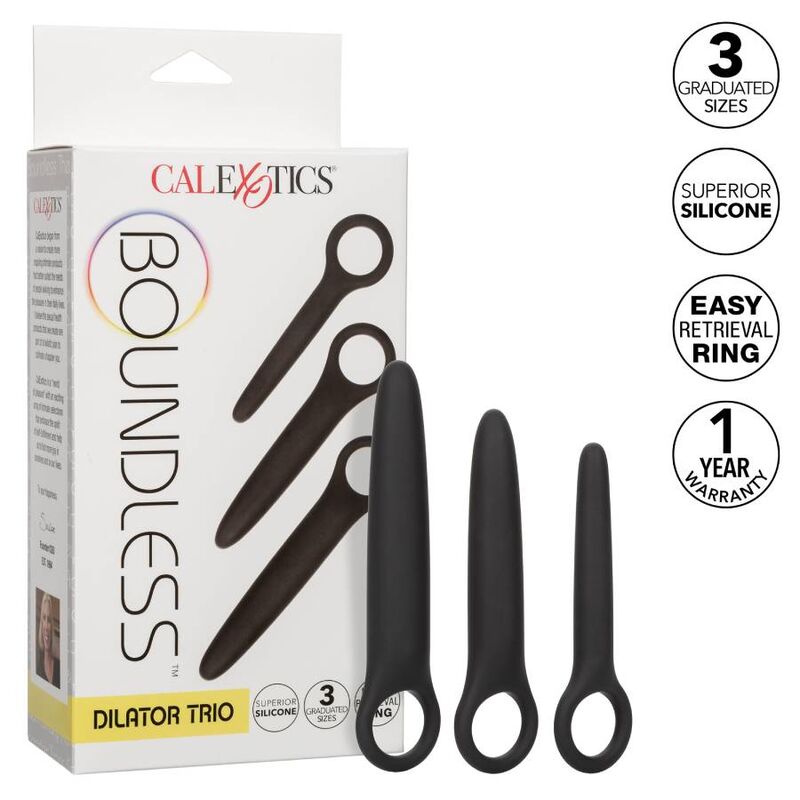 Comprar CALEXOTICS Dilator Trio – Dilatadores De Silicona Médica Para Estimulación Sensorial Segura-Noxtic