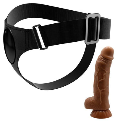 Comprar PRETTY LOVE Harness Briefs Negro – Arnés Universal Con Consolador Realista Para Placer Intenso-Noxtic