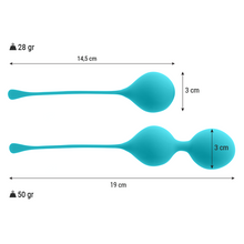 Comprar INTENSE Bolas Kegel Pack Kendall Azul – Silicona Médica Para Fortalecer El Suelo Pélvico-Noxtic