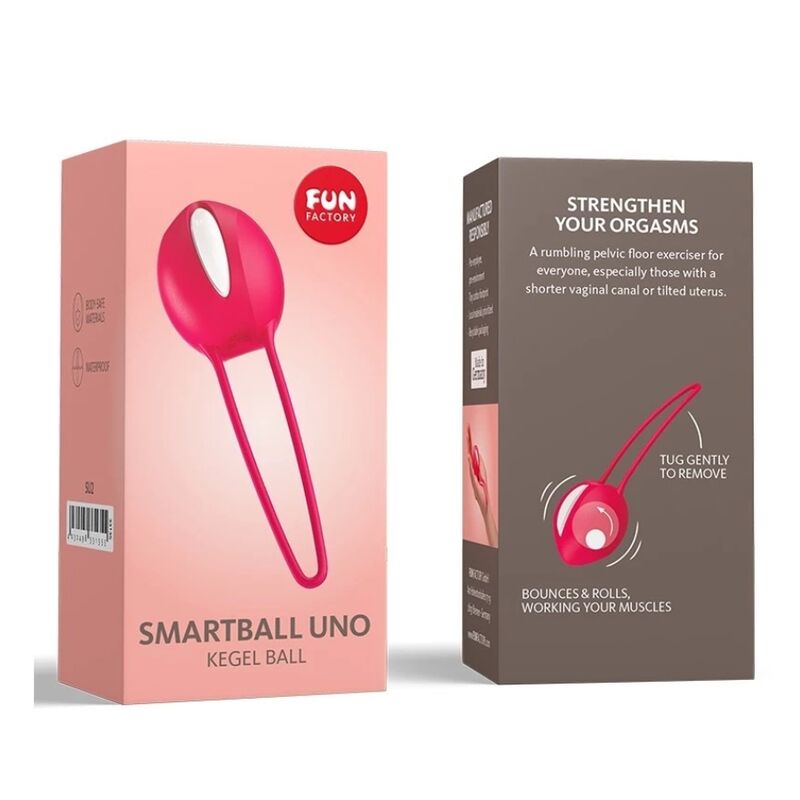 Comprar FUN FACTORY Smartball Uno Rojo – Entrenador Pelvico Con Diseño Ergonómico Para Fortalecer Suelo Pélvico-Noxtic
