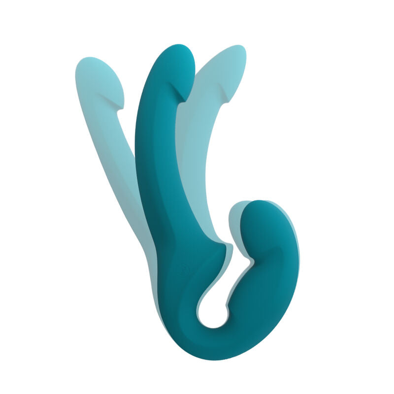 Comprar FUN FACTORY Share Lite Doble Dildo Arnés Deep Azul – Diseño Innovador Para Placer Compartido-Noxtic
