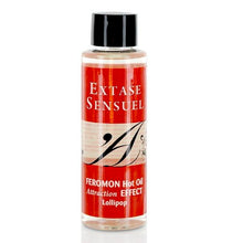 Comprar EXTASE SENSUAL Aceite Masaje Efecto Calor Con Feromonas 100 ML – Aceite Hidratante Con Sabor A Piruleta Para Piel Suave-Noxtic