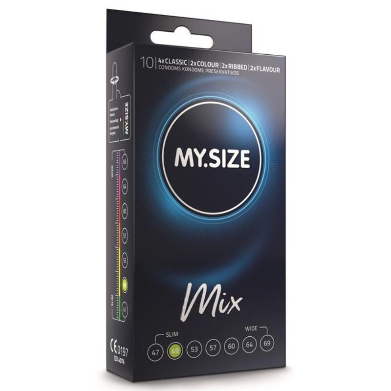 Comprar MY SIZE Mix Preservativos 49 Mm 10 Unidades – Comodidad Y Confianza Para Una Experiencia Segura-PRESERVATIVOS-Noxtic